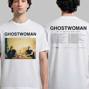 Ghostwoman North America Tour  City Dates 2 Sided T-Shirt